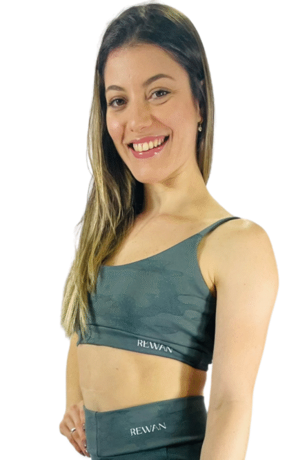 TOP ALCINHA CINZA CAMUFLADO - Imagem 3