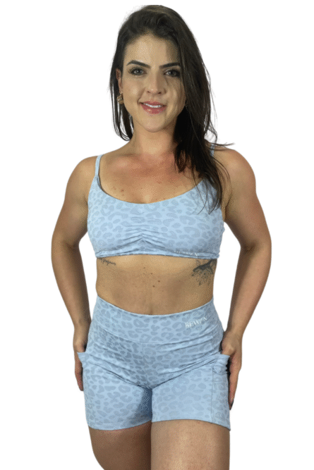 SHORT COM BOLSO BLUE SHINE - Imagem 1