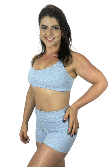 SHORT BÁSICO BLUE SHINE - Imagem 4