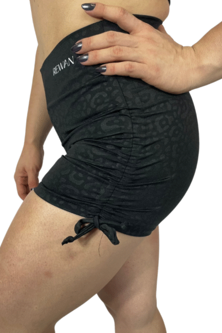 SHORT AMARRAÇÃO LATERAL BLACK FERA - Imagem 2