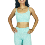 SHORTS COS ALTO VERDE ESTAMPADO