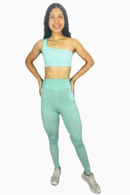 CALÇA VERDE ESTAMPADO - Imagem 1