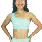 TOP OMBRO VERDE ESTAMPADO