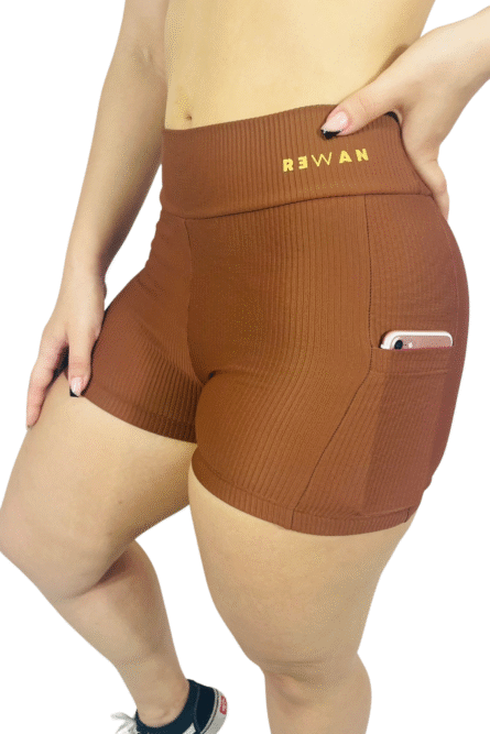 SHORT COM BOLSO CAPPUCCINO - Imagem 4