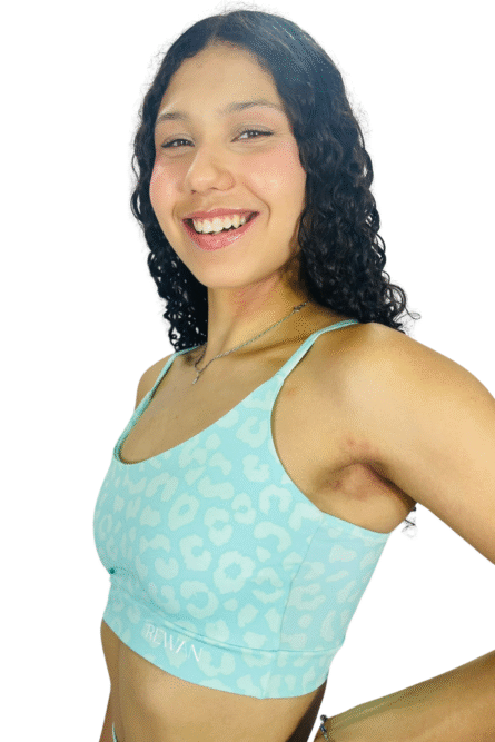 TOP ALCINHA VERDE ANIMAL PRINT - Imagem 3