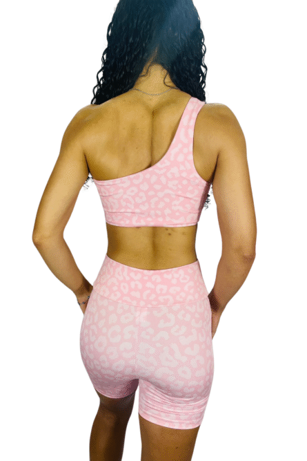 SHORT BÁSICO ROSA ESTAMPADO - Imagem 3