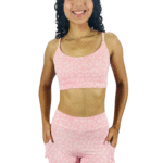 SHORTS COM BOLSO ROSA ESTAMPADO