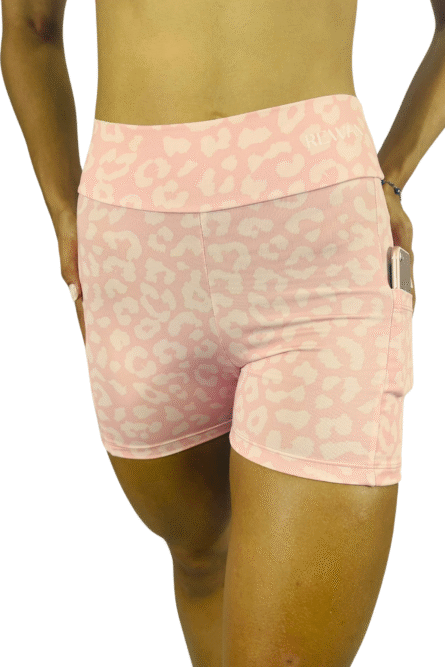 SHORT COM BOLSO ROSA ESTAMPADO - Imagem 5