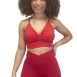 SHORTS ACINTURADO VERMELHO