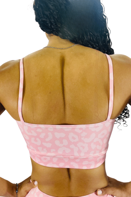 TOP ALCINHA ROSA ESTAMPADO - Imagem 3