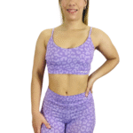 SHORTS BÁSICO LILAS ESTAMPADO