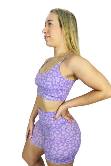 SHORT BÁSICO LILAS ESTAMPADO - Imagem 2
