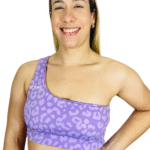 TOP OMBRO LILAS ESTAMPADO