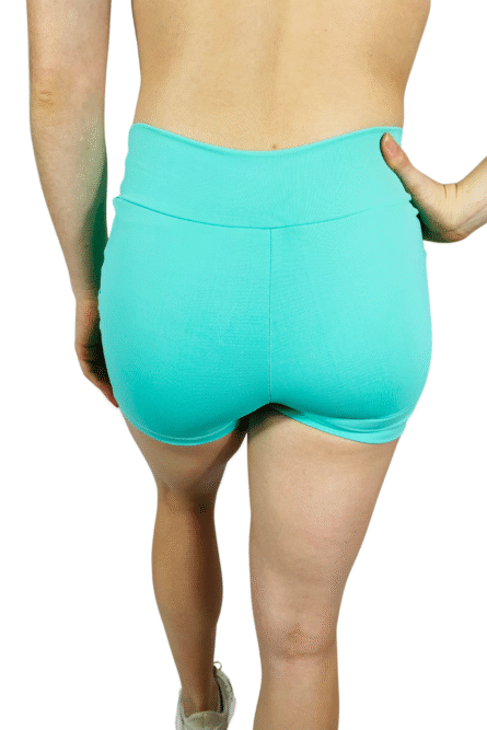 SHORT COM BOLSO VERDE ÁGUA - Imagem 3
