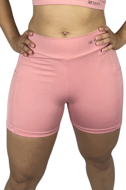 SHORT COM BOLSO ROSA BB - Imagem 2