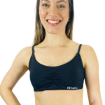 TOP FRANZIDO PRETO POLIAMIDA