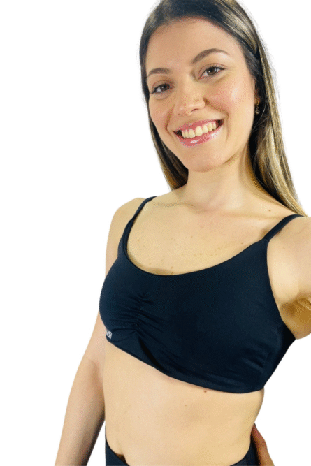 TOP FRANZIDO PRETO POLOAMIDA - Imagem 3