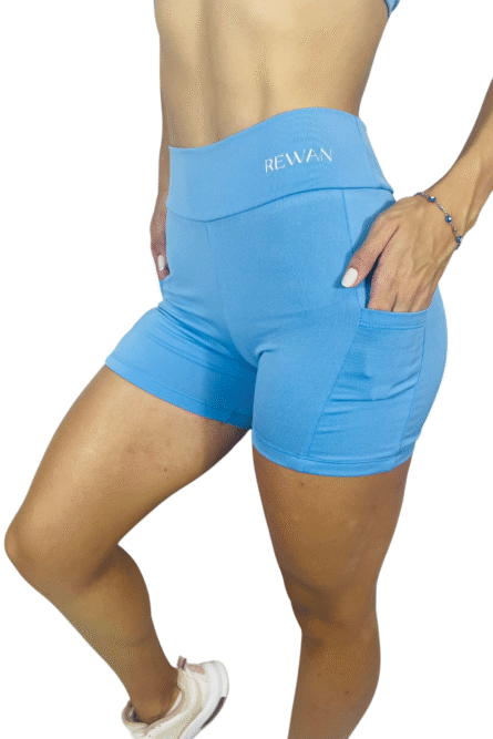 SHORT COM BOLSO AZUL BB - Imagem 5
