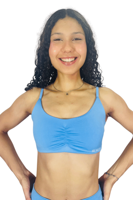 TOP FRANZIDO AZUL BB - Imagem 1