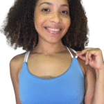 TOP 2 ALÇA AZUL E BRANCO