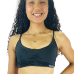 TOP FRANZIDO PRETO POLIESTER