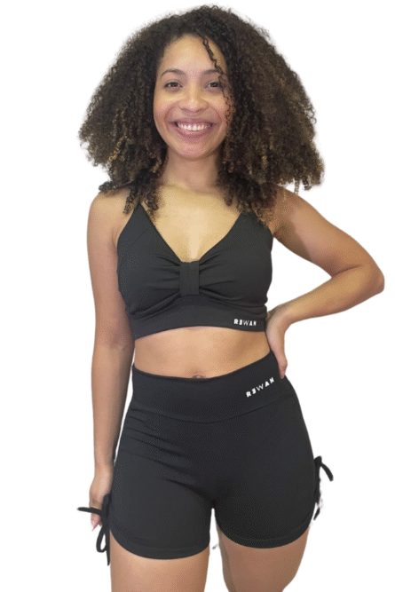 SHORT LEVANTA BUMBUM PRETO - Imagem 1