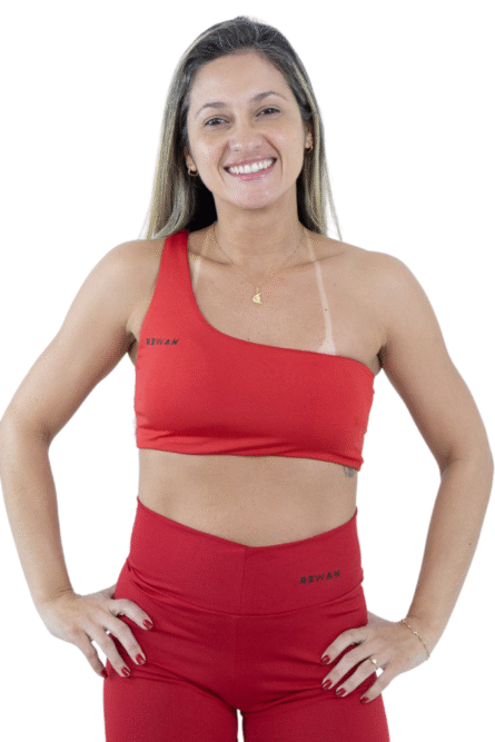 TOP OMBRO VERMELHO - Imagem 1
