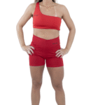 SHORTS COS ALTO VERMELHO