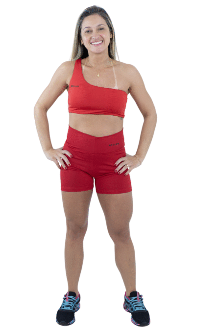 SHORTS COS ALTO VERMELHO - Imagem 1