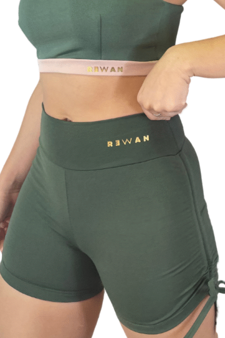 SHORT LEVANTA BUMBUM VERDE MILITAR - Imagem 4