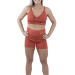 SHORTS COS ALTO TERRA COTA