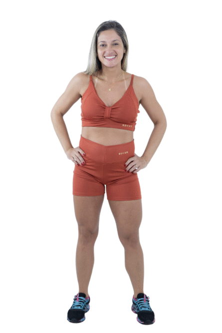 SHORTS COS ALTO TERRA COTA - Imagem 1