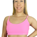 TOP ALCINHA ROSA CANELADO