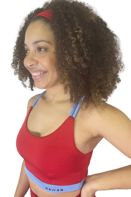 TOP 2 ALÇA VERMELHO E AZUL - Imagem 3