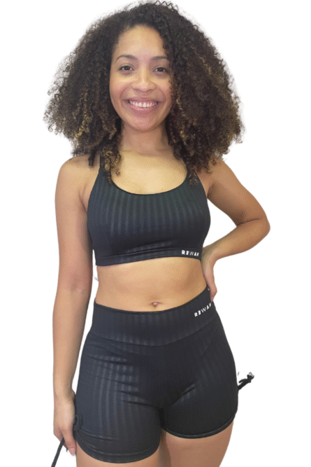 SHORT LEVANTA BUMBUM PRETO 3D - Imagem 1