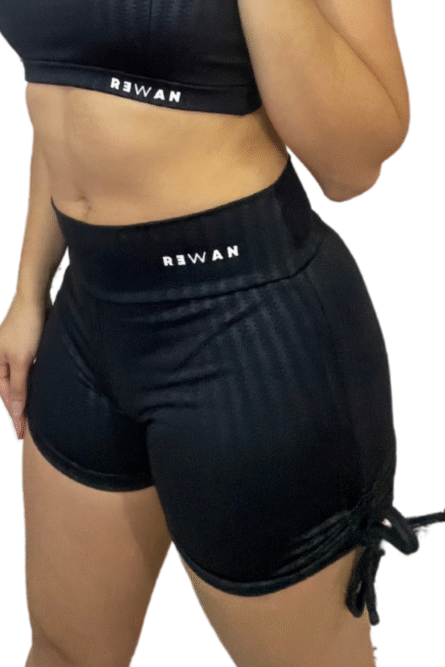 SHORT LEVANTA BUMBUM PRETO 3D - Imagem 3