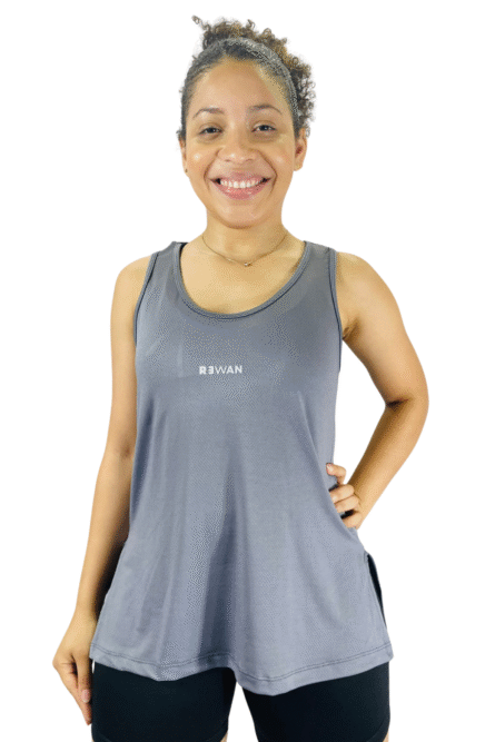 REGATA TAPA BUMBUM CINZA - Imagem 1