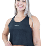 CROPPED REGATA PRETO