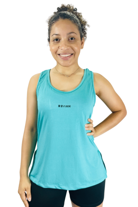 REGATA TAPA BUMBUM VERDE ÁGUA - Imagem 1