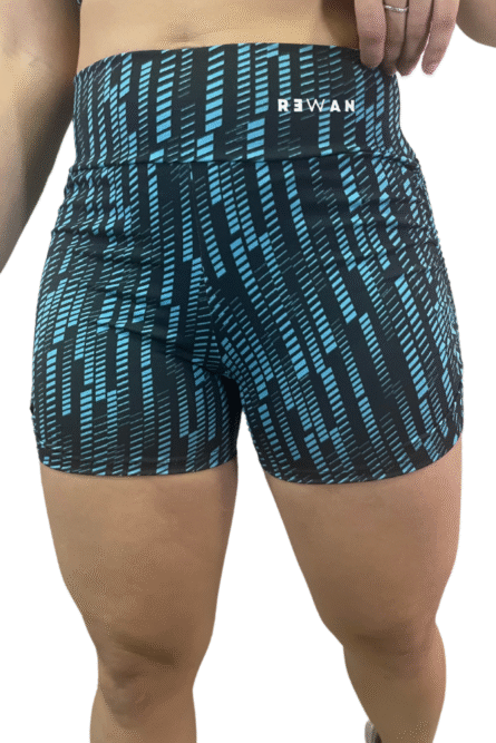 SHORT LEVANTA BUMBUM AZUL MESCLADO - Imagem 5