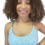 TOP ALCINHA AZUL BOLINHA