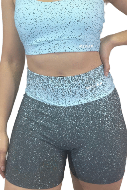 SHORT COS ALTO AZUL BOLINHA - Imagem 4