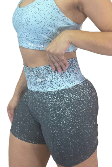 SHORT COS ALTO AZUL BOLINHA - Imagem 3