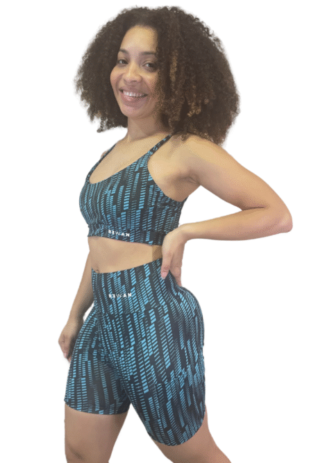 SHORT COS ALTO AZUL ESTAMPADO - Imagem 4