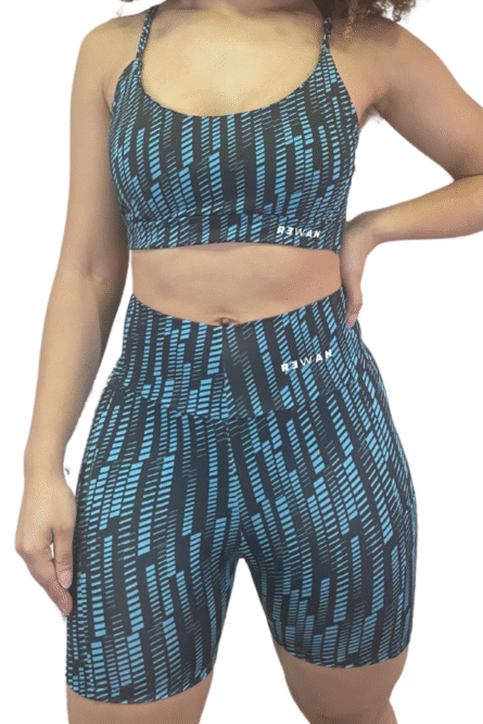 SHORT COS ALTO AZUL ESTAMPADO - Imagem 3
