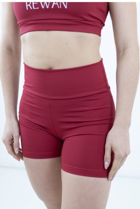 SHORT COS ALTO SANGRIA POLIAMIDA - Imagem 3