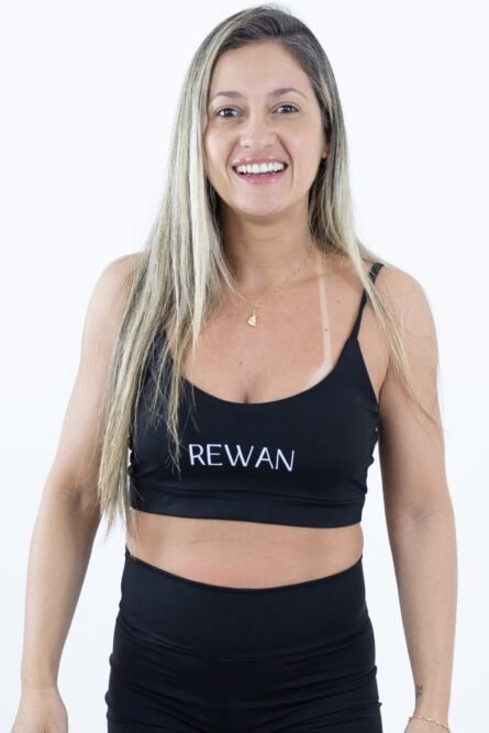 TOP ALCINHA PRETO POLIAMIDA BLACKOUT - Imagem 1