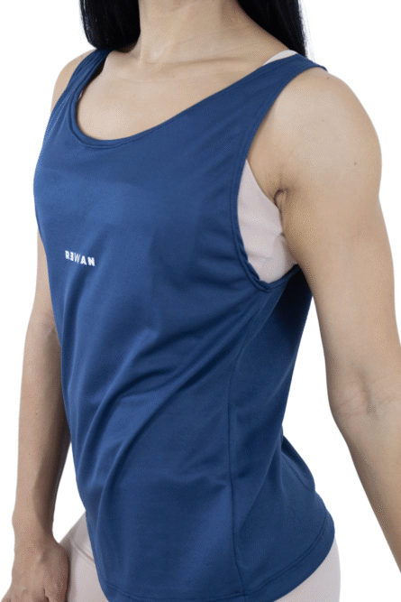 REGATA SLIM AZUL GRAFIT DRYFIT - Imagem 3