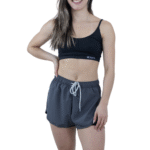 SHORTS TACTEL DE CORRIDA CINZA