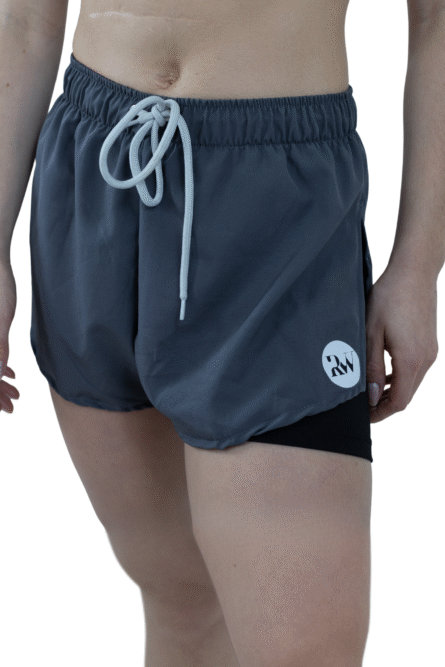 SHORTS TACTEL DE CORRIDA CINZA - Imagem 2